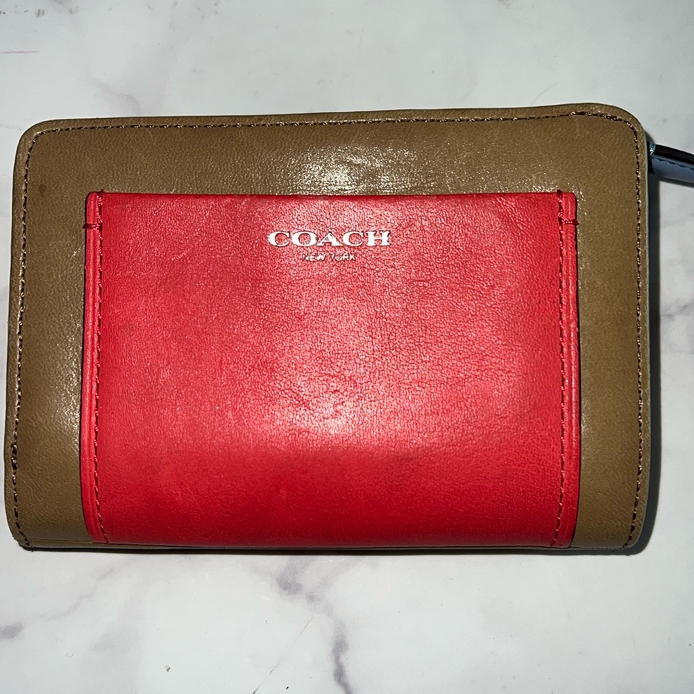 Coach Color Block Wallet - image 1